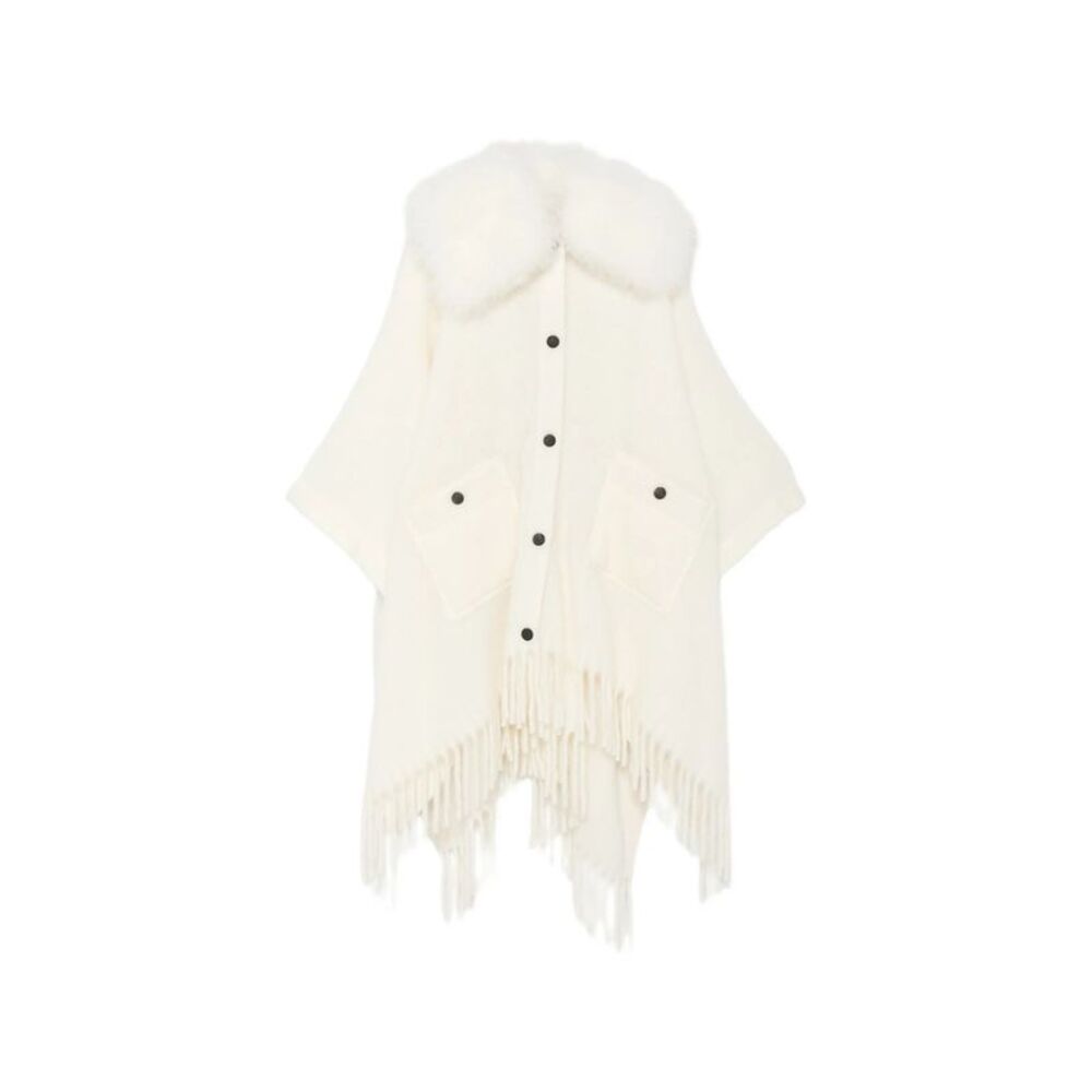 Moncler Grenoble Neutrals Jackets - Capes & Ponchos Women
